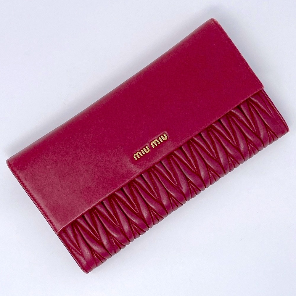 AUTHENTIC Vintage Miu Miu Nappa Leather Clutch